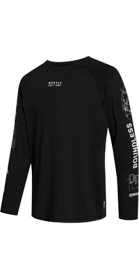 2024 Mystic Mens Tactic Long Sleeve Loosefit Quickdry Top 35001.240166 - Black